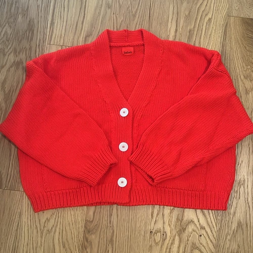 Babaa cardigan no22 summer flame